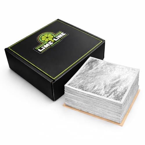 LiME LiNE Spinnable Leaf Sheets – Automotive Grade for Custom Paint (Silver- 1000 Sheets) - color: Silver-1000