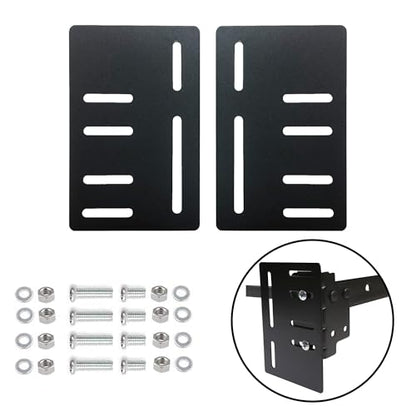 Greaton, Headboard Attachment Bracket – Heavy-Duty 1.4″ Steel Plate Set (2-Pack), Universal Bolt-On Mounting Hardware for Metal & Wood Bed Frames, Secure, Easy to Install.