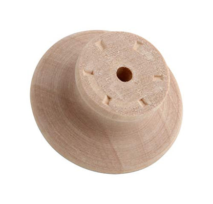 Silverline Round Wood Drawer Knob 1-1/2", Unfinished Cabinet Pulls Handles Hardware for Drawer Wardrobe Dresser, 20 Pack
