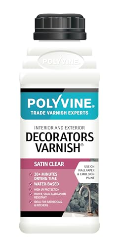 Polyvine Decorator's Varnish Satin Finish Pint / 500ml