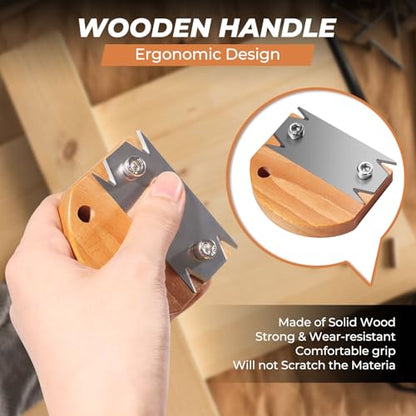 2 Pack Edge Banding Trimmers for woodworking,Stainless Steel Blades - size: 2 Trimmers with Replacement Blades