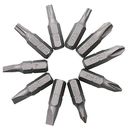 L-Shaped Screwdriver Set, 10-Piece Double Head