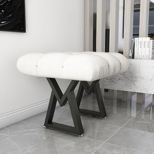 18 '' Metal Table Legs Bench Legs for DIY Furniture, Coffee Side & End Table, Nightstand, Modern Desks, Heavy Duty Black Chair Feets (H18 x W13, V Shape) - size: 18 '' V Shape