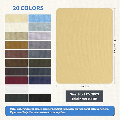 KING MOUNTAIN Canvas Repair Patch 9 x11 Inch 4 Pcs Self-Adhesive Waterproof Fabric Patch for Sofas, Tents, Furniture,Tote Bags, Car Seats (Beige-1) - color: Beige-1, size: Canvas-9"W×11"L-4pcs