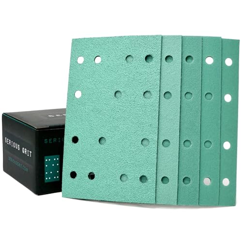 Serious Grit - 3x5 (80x133mm) Sanding Sheets - P80-220 Assortment - 50 Pack - style: Mixed Grit