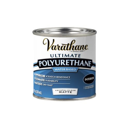 Varathane Water-Based Ultimate Matte Polyurethane - color: Matte, size: Half Pint (Pack of 1)