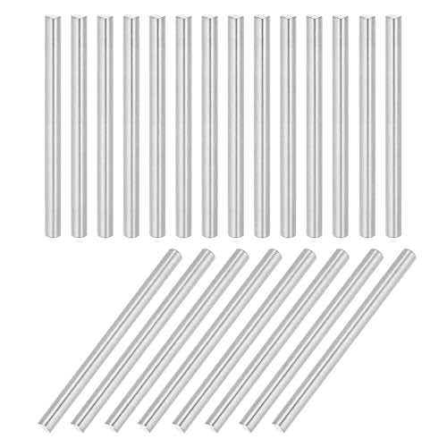 MECCANIXITY 22Pcs Dowel Pin 5mm x 70mm Shelf Support Pin 304 Stainless Steel Shelf Pegs for Shelves Cabinets Furniture Nickel Plated, Silver Tone - size: 5mm x 70mm