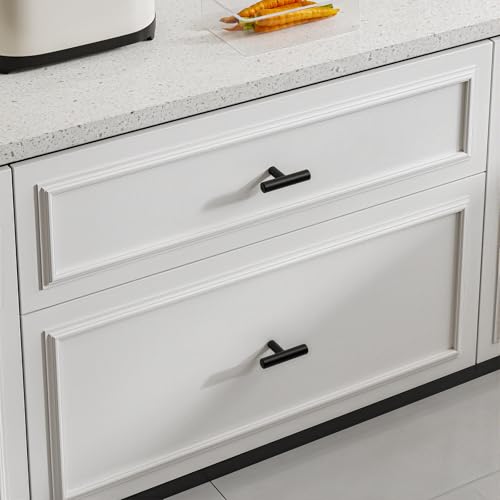Goldenwarm 10 Pack Black Cabinet Knobs Matte Black Drawer Knobs, 2Inch - color: Black
