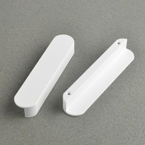 5 Pack Matte White Kitchen Cabinet Handles Cupboard Drawer Pulls 3.8 Inch Hole to Hole Modern Closet Door Pulls for Kitchen Furniture Door Handle - color: White-5 Pack, size: 3.8 Inch(96mm)