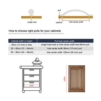 HUAMULAN Ceramic Cabinet Mushroom Knobs Dresser Drawer Pull Handles 15PCS - color: White