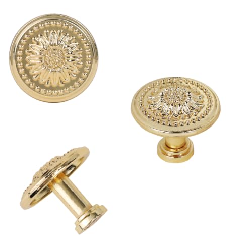12 Pack Gold Dresser Drawer Knobs