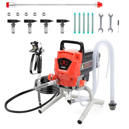 AEROPRO Tools Airless Paint Sprayer，950W 0.52GPM 3300PSI High Efficiency