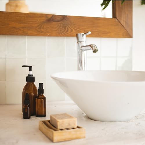 Smart Tiles Peel and stick backsplash, Zellige Chalk White, 9"x9" - color: Chalk White