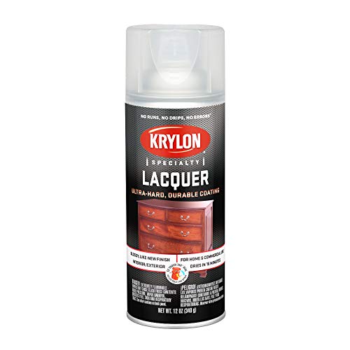 Krylon Lacquer Spray, Gloss, Clear, 12 oz - color: Clear, size: 12 Ounce (Pack of 1)