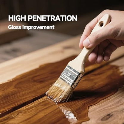 Wood Stain,32oz Black Walnut Wood Stain & Sealer in One with Tools - color: Black/Walnut, size: 1kg