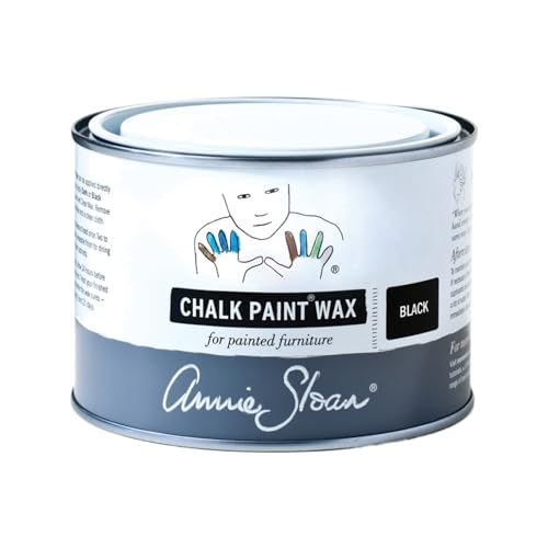 Annie Sloan Chalk Paint® Wax (500 mL, Black) - Protective Furniture Wax for Paintwork | Seals, Softens & Enhances Hand-Painted Finishes - color: Black, size: 16.9 Ounce (Pack of 1)