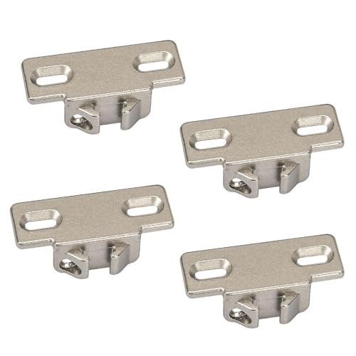4 Pack Hinge Mounting Plate Replacement for Blum 1 3/8" Overlay Compact 33