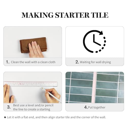 Alwayspon 12×12inch×10Pcs 2.5mm Thick Version Turquoise Marble Style 3D Vinyl Backsplash Tiles, Self-Adhesive Peel and Stick Wall Tile Stickers Stick on Subway Tiles for Kitchen Bathroom Wall - color: Turquoise