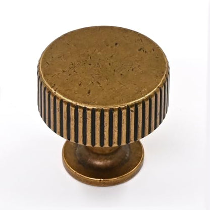 Asidrama 10 Pack Antique Brass Kitchen Cabinet Knobs - color: Antique Brass