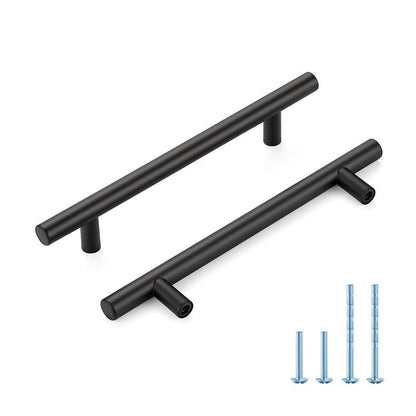 HOME EDIT Matte Black Cabinet Handles, Drawer Pulls, 5 Inch, 30 Pack - color: Matte Black, size: 5 Inch Hole Center