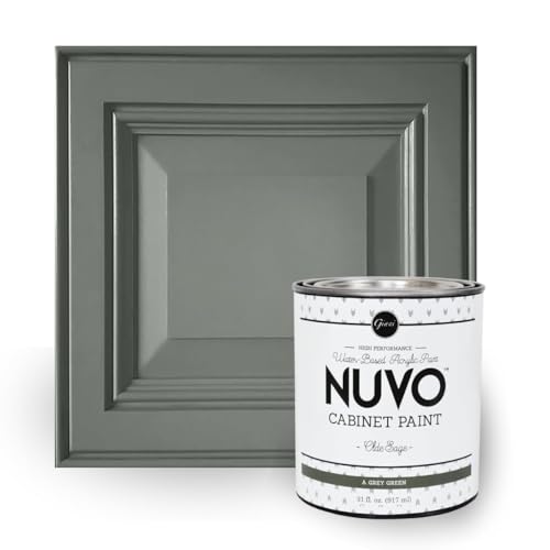 Giani Nuvo Cabinet Paint, Olde Sage (Quart) - color: Olde Sage, style: Quart