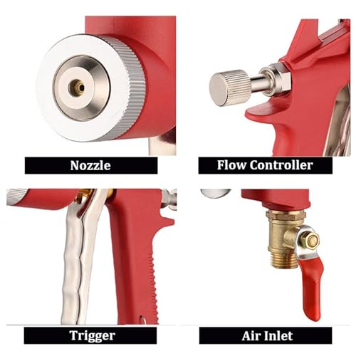 4/6/8mm Nozzles 6L Drywall Texture Painting Sprayer, Staright - color: 2