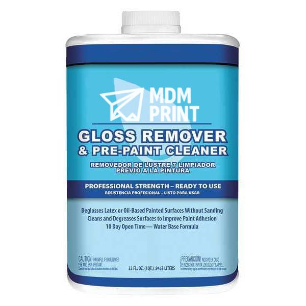 Paint Deglosser, Pre-Paint Cleaner, 1 qt.