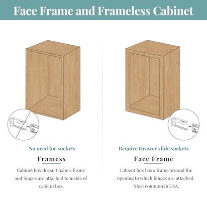 24 Inch 5 Pair Soft Close Drawer Slides, 3 Full Extension,Kitchen Cabinet Drawer Runners, 100LB Load Capacity - size: 24 Inch, style: Soft Close-5 Pair