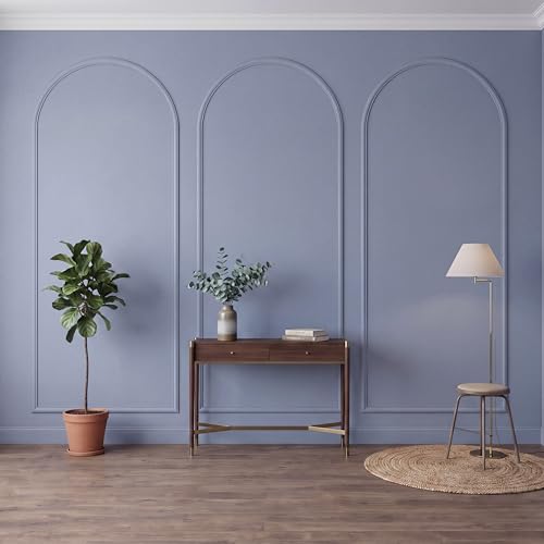 Colingmill 3 Set 32 x 78 Inch Arch Wall Molding Kit Peel Stick Wall Panels - size: 32 x 78 Inch, style: Stylish Style