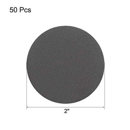 uxcell 2-Inch Hook and Loop Sanding Disc Wet/Dry Silicon Carbide 600 Grit 50 Pcs - size: 600 Grit