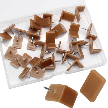 Luomorgo 30 Pcs/Case Tack-in Drawer Glides, L & Square Shape - size: L & Square Shape