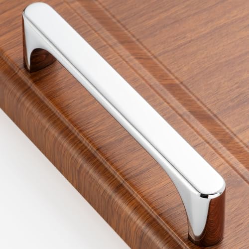 3-3/4 Inch Polished Chrome Cabinet Pull Kitchen Handle 10 Pack 3126 - color: Polished Chrome, size: 3-3/4 In Hole Distance