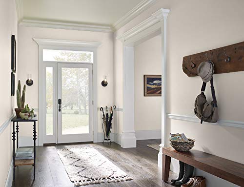 KILZ TRIBUTE Paint & Primer, Interior, Eggshell, Champagne White, 1 Gallon - color: CHAMPAGNE WHITE, size: 128 Fl Oz (Pack of 1), style: Eggshell