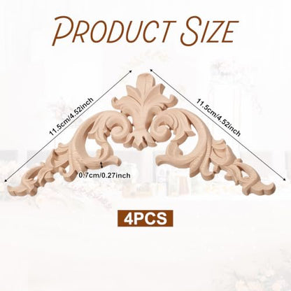 Wood Appliques Onlays Victorian Furniture Decorative Wood Trim