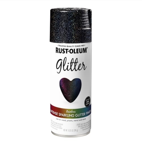 Rust-Oleum Glitter Rainbow Spray Paint - color: Rainbow, size: 10.25 Ounce (Pack of 1)