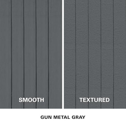KILZ Over Armor Smooth Solid Coating Resurfacer, Gun Metal Gray, 1 Gallon - color: Gun Metal Gray, style: Smooth