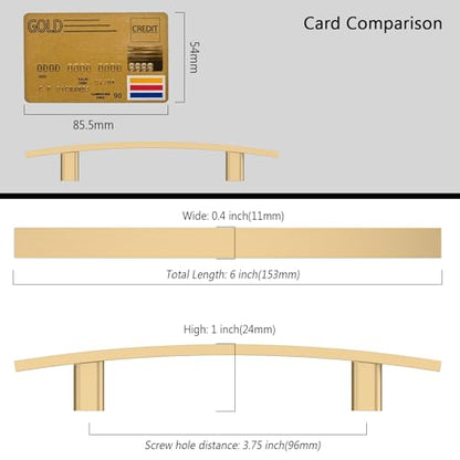 Amerdeco 10 Pack Champagne Bronze Cabinet Pulls 3.75 Inch(96mm) Hole Center Cabinet Hardware Kitchen Cabinet Handles for Bathroom Gold Drawer Pulls Dresser Pulls ZH0003 - color: Champagne Bronze, size: 3.75"/96MM Hole Center