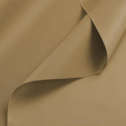 Waterproof Nylon Fabric 420D Twill Fabric by the Yard 58x72 Inch Khaki - color: Khaki, size: Pre Cut 2 Yard