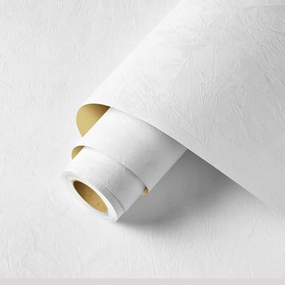 ReWallpaper 30inX16.5ft White Wallpaper Peel and Stick Luxury Velvet Textured Wallpaper for Walls Self Adhesive Soft Velvet Flocking Contact Paper Removable Wall Covering Living Room Bedroom Kitchen - color: White Velvet, size: 30in x 16.5ft