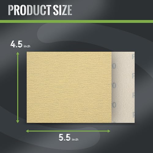 1/4 Sheet Sandpaper 4.5 x 5.5 Inch Palm Sander Paper 30PCS 120 Grit Sanding Sheets for Palm Sanders Sand Paper for Woodworking,Automotive,Metal - style: 120grit
