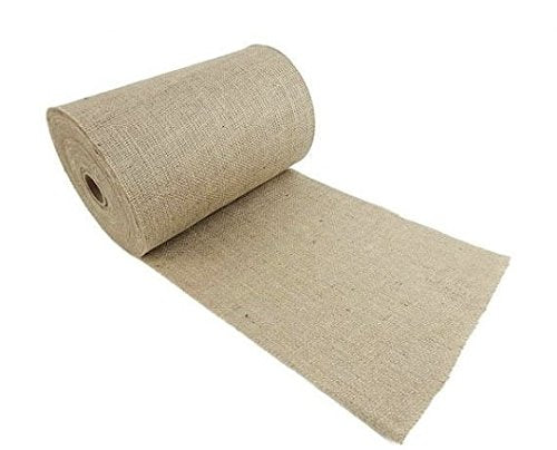 14" Wide 100% Natural Jute Upholstery Burlap Roll (25 Yards) - size: 25 Yards