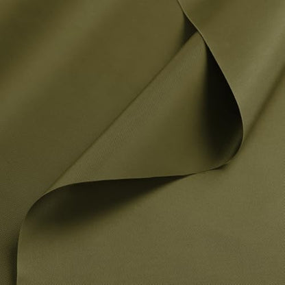 Waterproof Nylon Fabric 420D Twill Fabric by the Yard 58x72 Inch Amy Green - color: Army Green, size: Pre Cut 2 Yard