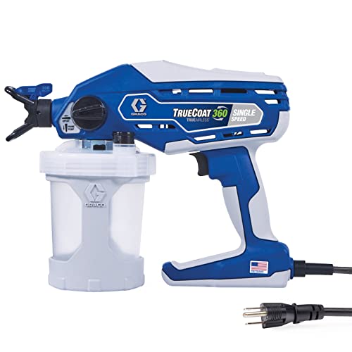 Graco TrueCoat 360 Airless Paint Sprayer, Single Speed