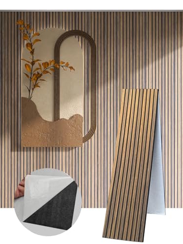 3D Wall Panels Peel and Stick, Dark Walnut, 2 Packs - color: Dark Walnut