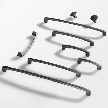 Lardmon 10 Pack 3 Inch(76mm) Hole Center Matte Dark Gunmetal Gray Modern Cabinet Pulls Solid Kitchen Cabinet Handles Hardware Bathroom Vanity Pulls Timeless Drawer Pulls Handles for Dresser - color: Gray, size: 3 Inch Hole Center, style: 10 Pack