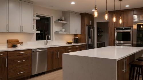 Alzassbg 5" Brushed Satin Nickel Cabinet Pulls 10 Pack, AL0005SN - color: Brushed Satin Nickel, size: 5" Hole Center