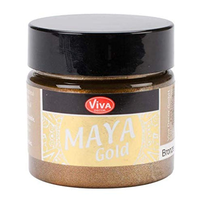 Viva Decor 123290334 Maya Gold Paint, Bronze - color: Bronze
