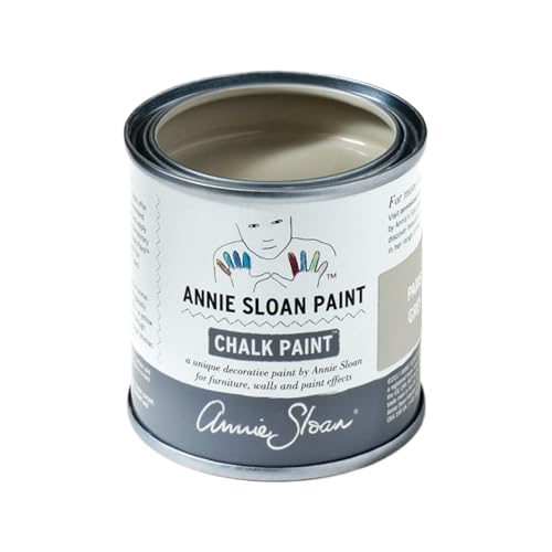 Annie Sloan Chalk Paint® (Paris Grey, 120 ml/4.06 Fl Oz) a unique decorative paint for furniture, cabinets and home décor with no sanding or priming - color: Paris Grey, size: 4.06 Fl Oz (Pack of 1)