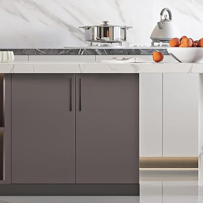10 Pack 7 Inch Matte Black Kitchen Cabinet Handles - color: Matte Black, size: 7'' Hole Center(177mm)