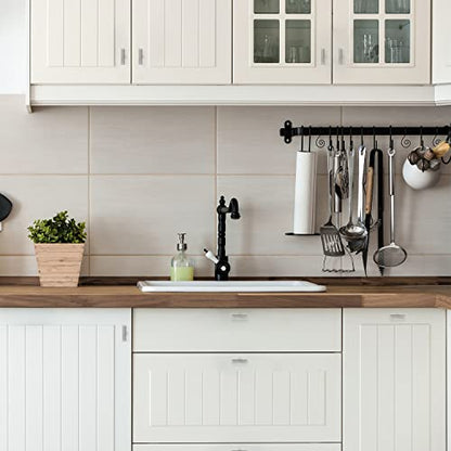 Ravinte Brushed Nickel Square Cabinet Handles & Pulls 2 Inch Length 10 Pack - size: single hole